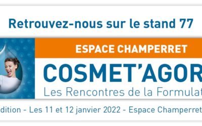 COSMET’AGORA – Paris – Janvier 2022
